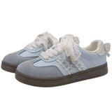 Coquette Aesthetic Lace Sneakers