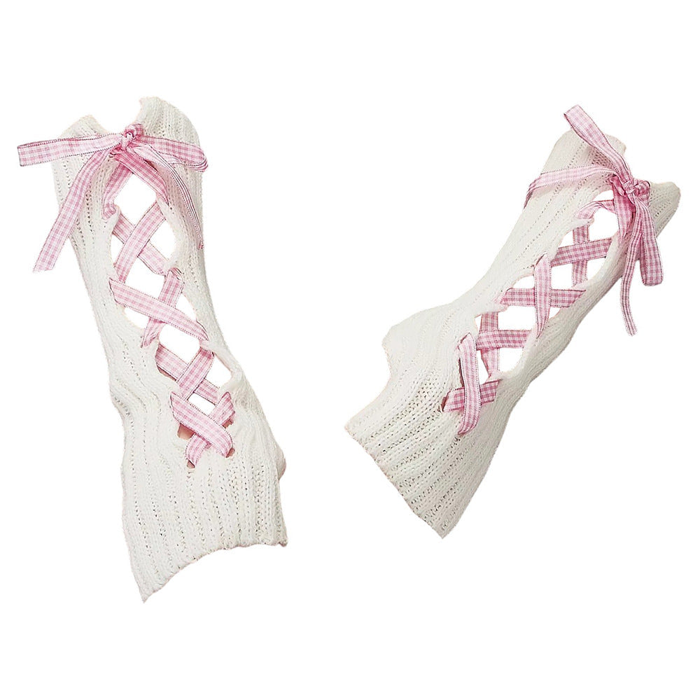 Coquette Ribbon Arm Warmers