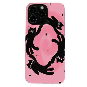 Dancing Cats iPhone Case