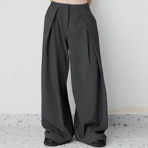 Dark Academia Wide-Leg Pants