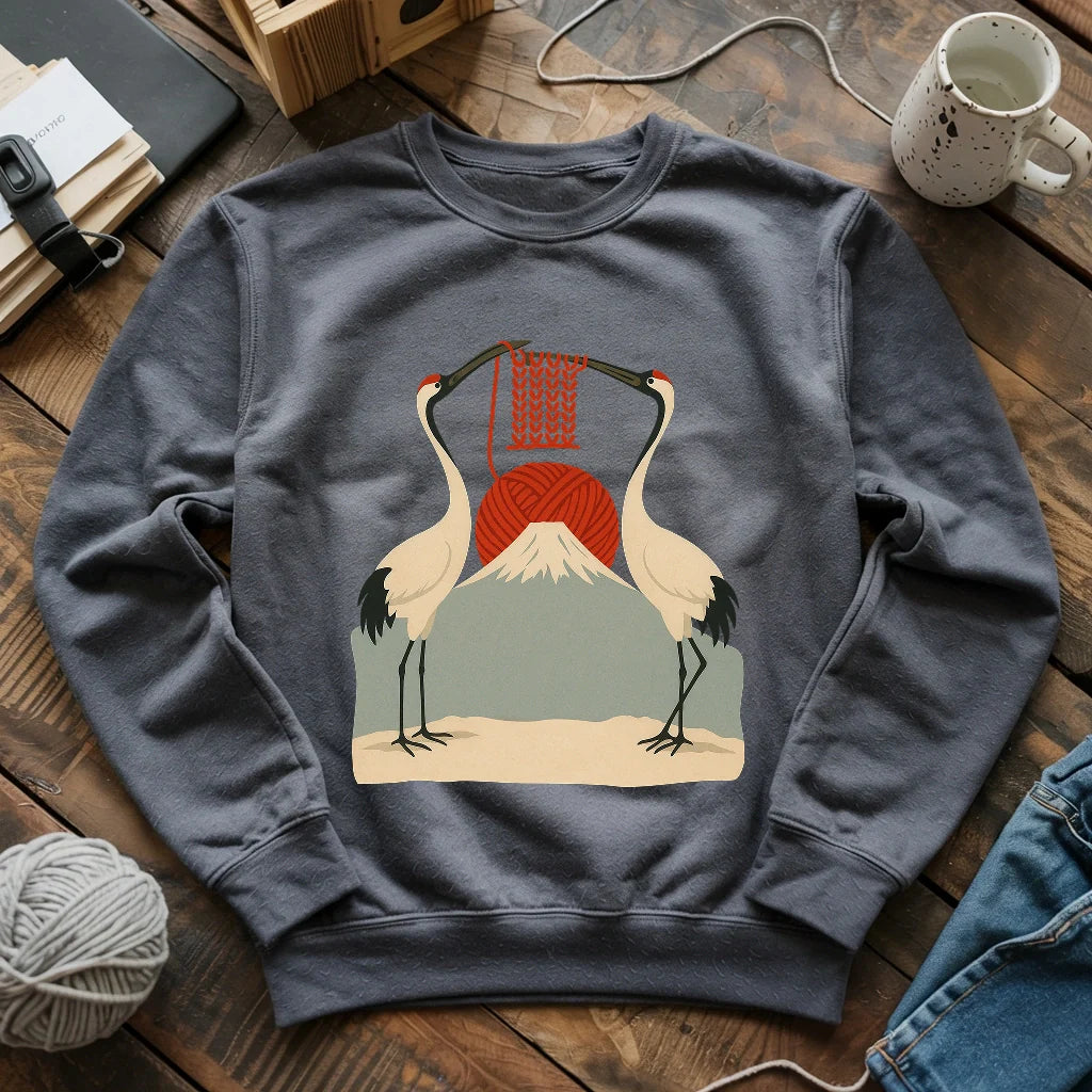 Knitting Sun Sweatshirt