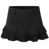 Campus Secrets Double Layer Pleated Skirt