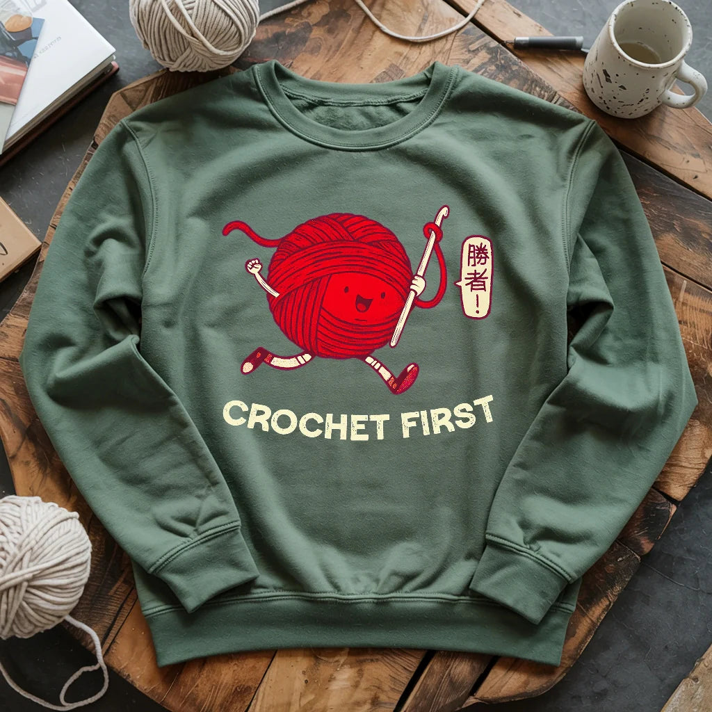 Crochet First Sweatshirt