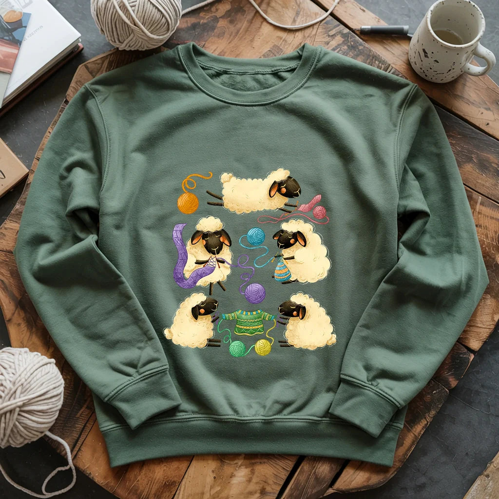 Sheep Knitter Sweatshirt