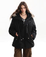 Bad Reputation Fur Trim Parka