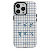 Gingham Bows iPhone Case