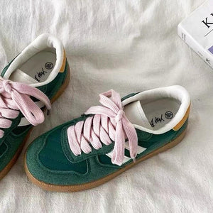 Saturday School Sneakers in Green