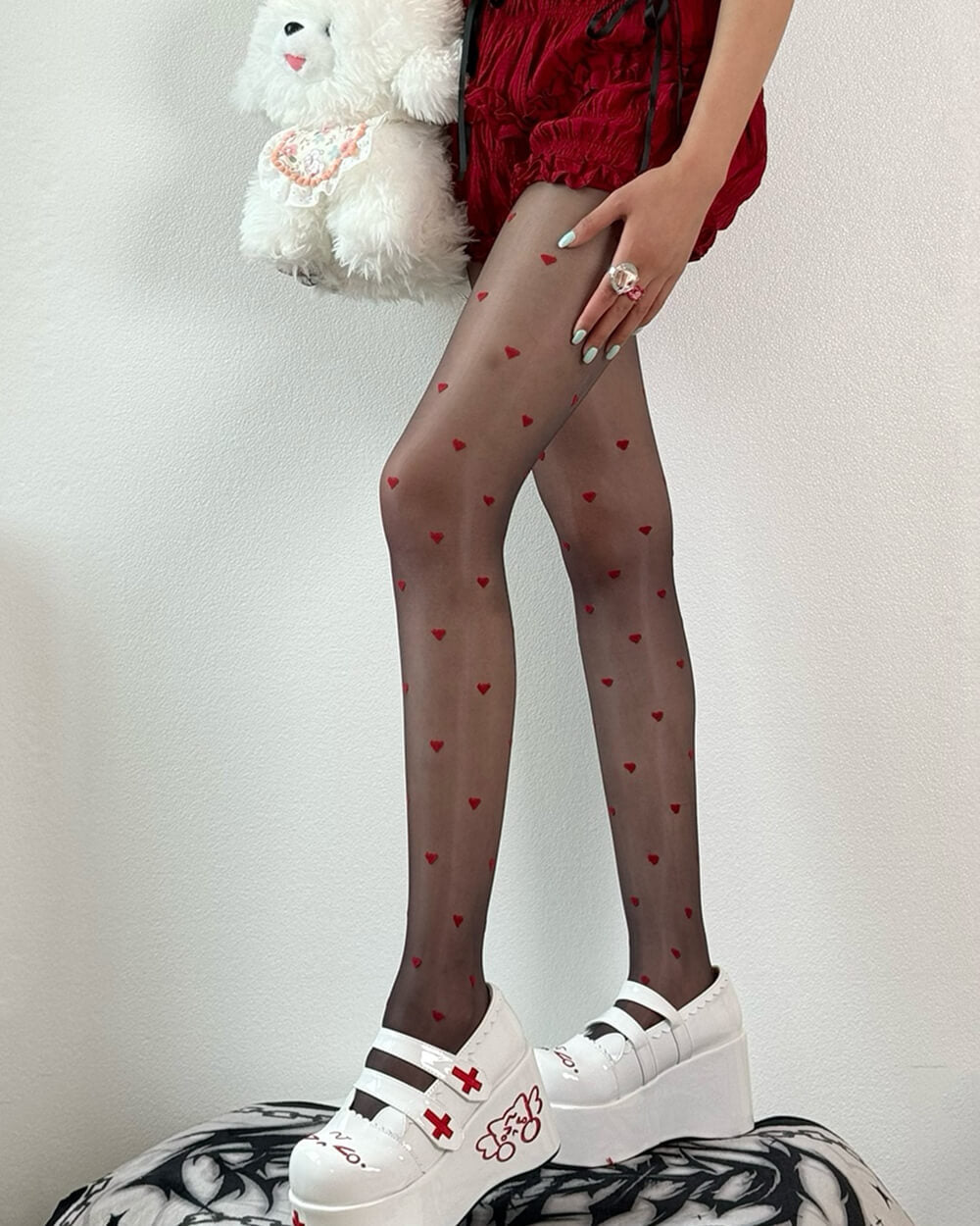 Bonjour Baby Heart Tights