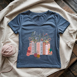 The Yarn Library Lady V-neck