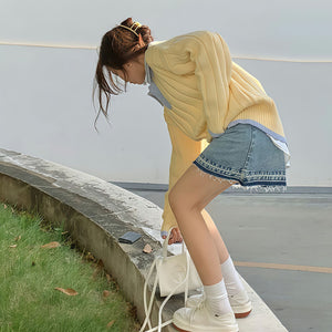 Lemon Crush Polo Sweater