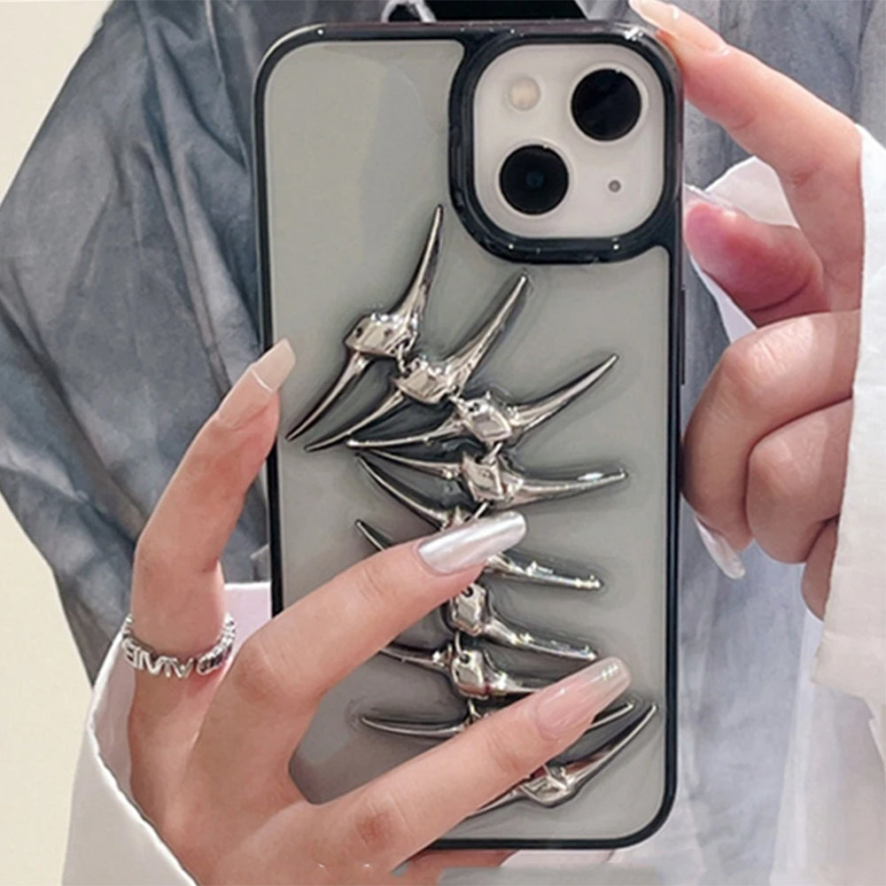 Metal Fish Clear IPhone Case