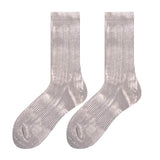 Tie-Dye Effect Ribbed Socks