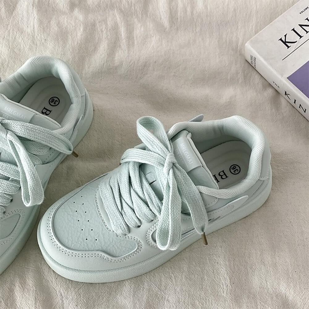 Self Made Skater Sneakers in Mint