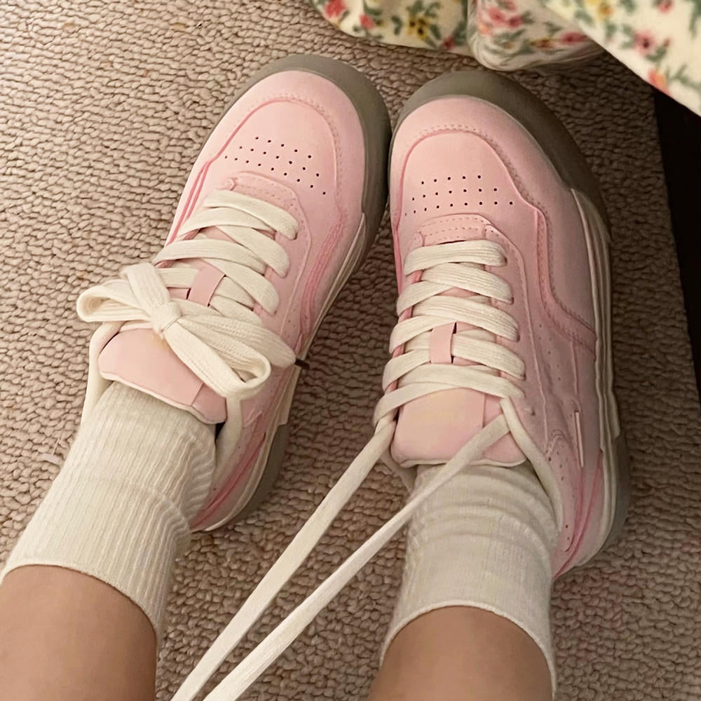 Pastel Pink Aesthetic Sneakers