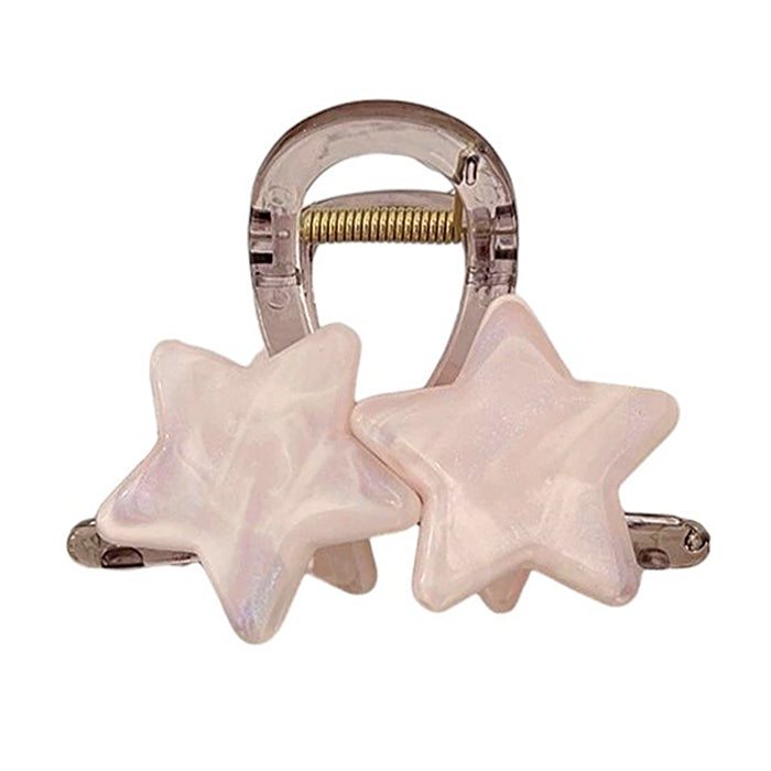 Pastel Star Double Hair Claw