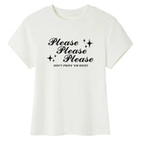 Please Don’t Y2K Baby Tee