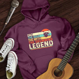 Drummer Legend Dad  Hoodie