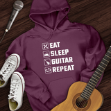 Eat, Sleep, Guitar, Repeat Hoodie