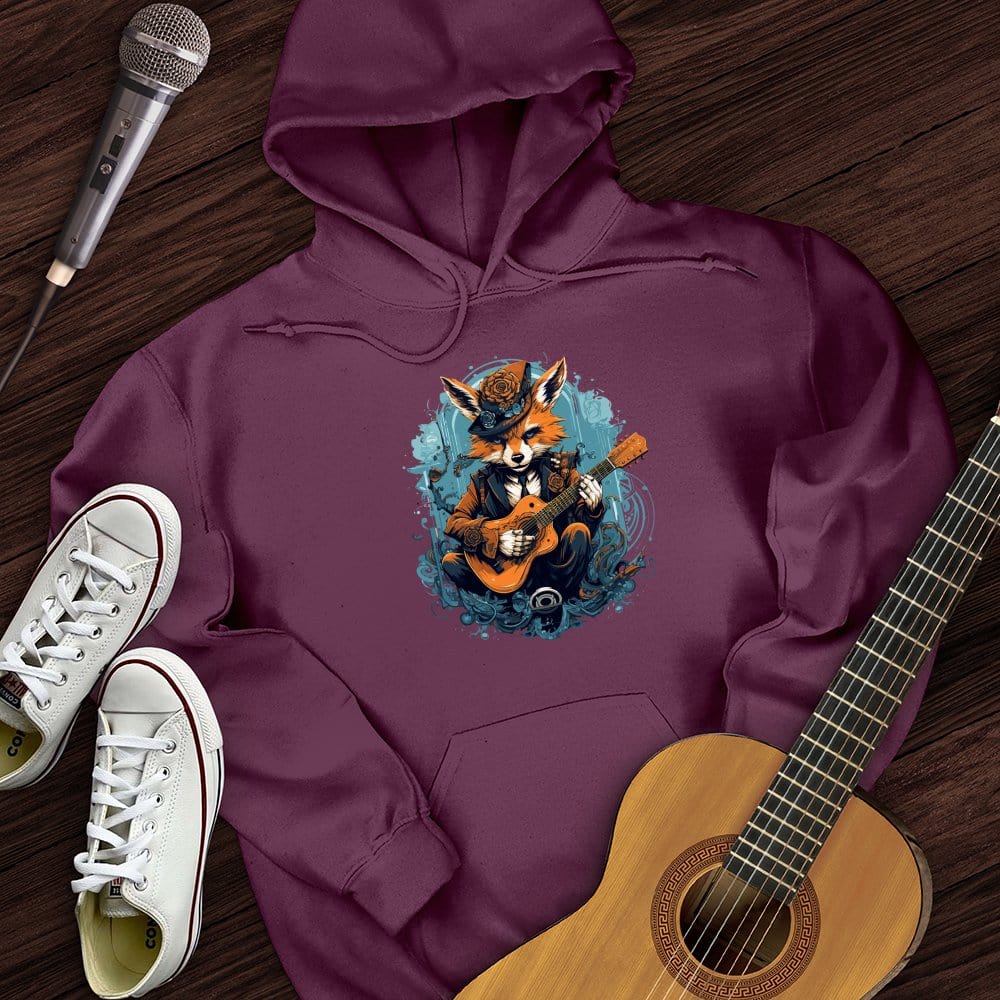 Fox Playing Guitar Hoodie