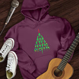 Guitar Christmas Tree Hoodie