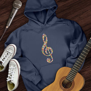 Christmas Treble Clef Hoodie