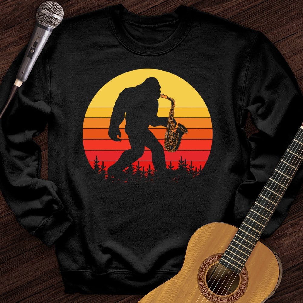 BigFoot Playing Sax Crewneck