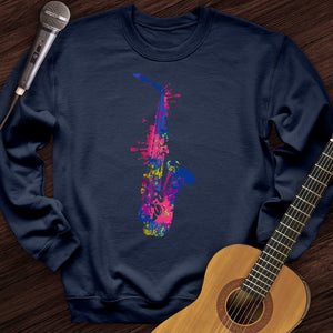 Cartoon Sax Crewneck