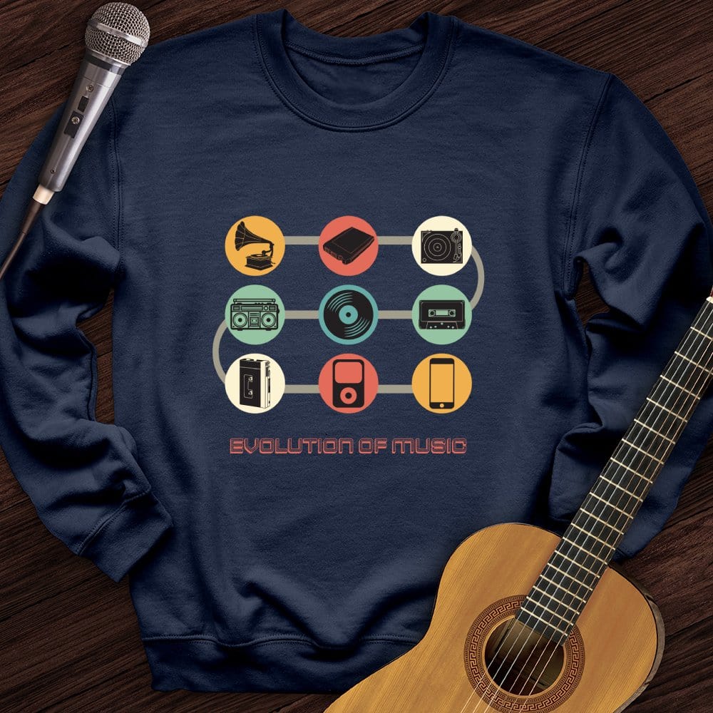 Evolution of Music Crewneck