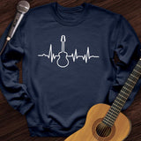 Guitar Heartbeat Crewneck