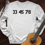 33-45-78 RPM Turntable Crewneck