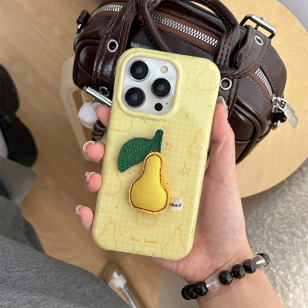 Puffer Pear iPhone Case