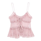 Soft Girl Aesthetic Ruffle Top