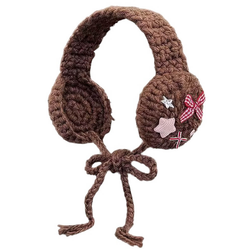 Star Girl Crochet Earmuffs