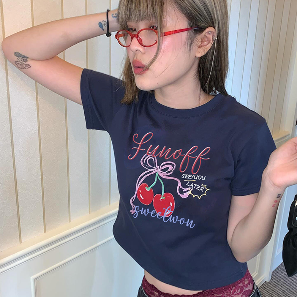 Sweet Cherry Crop Top