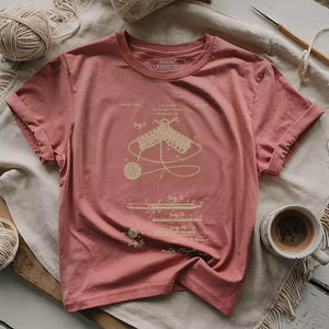 Vintage Knitting Pattern T-shirt