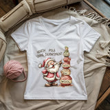 North Pole Yarn Department Lady V-neck