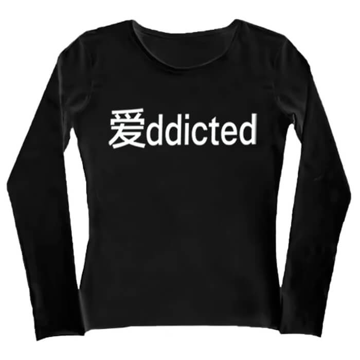 Y2K Addicted Long Sleeve Top