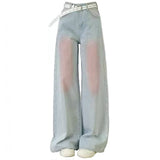 Y2K Blush Glitter Jeans