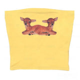 Y2K Deer Print Tube Top