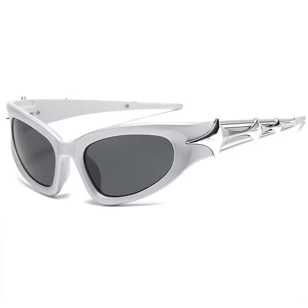 Y2K Futuristic Star Sunglasses