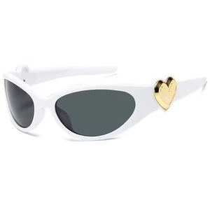 Y2K Heart Sunglasses