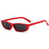 Y2K Skinny Square Sunglasses