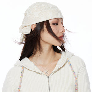 Y2K Star Print Bandana Headscarf